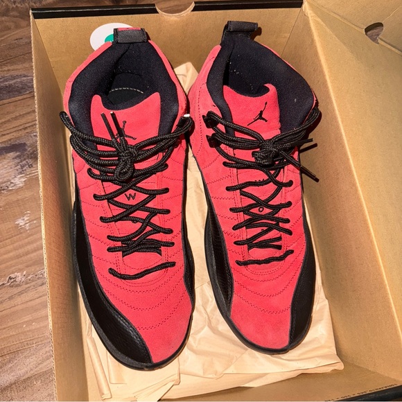 Jordan Red and Black Sneakers - Picture 4 of 6